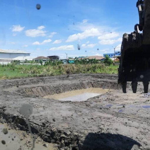 รถแม็คโครให้เช่าบ้านแพ้ว